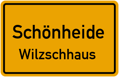 Straßenverzeichnis Schönheide Wilzschhaus