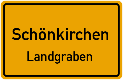 Straßenverzeichnis Schönkirchen Landgraben