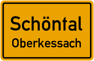 Straßenverzeichnis Schöntal Oberkessach