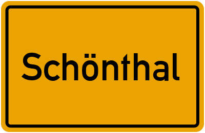 Wo liegt Schönthal?