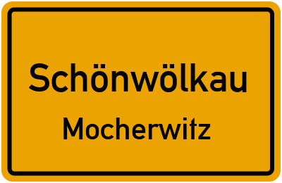 Straßenverzeichnis Schönwölkau Mocherwitz