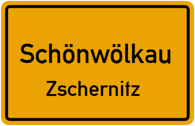 Straßenverzeichnis Schönwölkau Zschernitz
