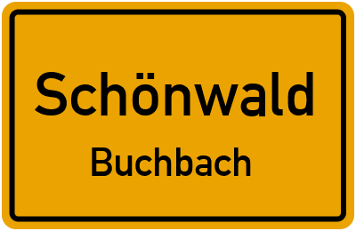 Straßenverzeichnis Schönwald Buchbach