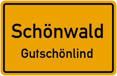 Straßenverzeichnis Schönwald Gutschönlind