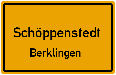 Straßenverzeichnis Schöppenstedt Berklingen