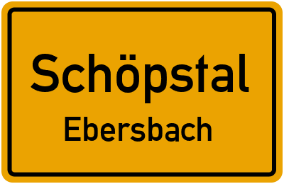 Straßenverzeichnis Schöpstal Ebersbach