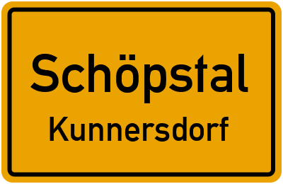 Straßenverzeichnis Schöpstal Kunnersdorf