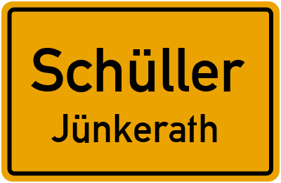 Straßenverzeichnis Schüller Jünkerath