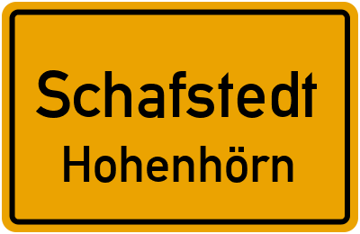 Straßenverzeichnis Schafstedt Hohenhörn