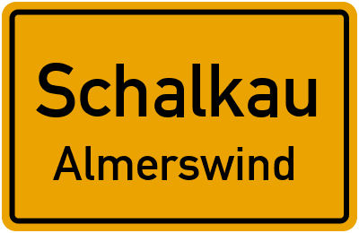 Straßenverzeichnis Schalkau Almerswind