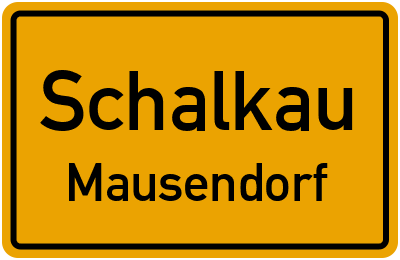 Straßenverzeichnis Schalkau Mausendorf
