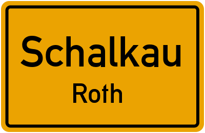 Straßenverzeichnis Schalkau Roth