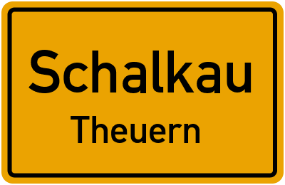 Straßenverzeichnis Schalkau Theuern