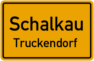 Straßenverzeichnis Schalkau Truckendorf