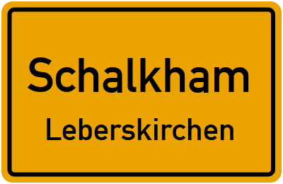 Straßenverzeichnis Schalkham Leberskirchen