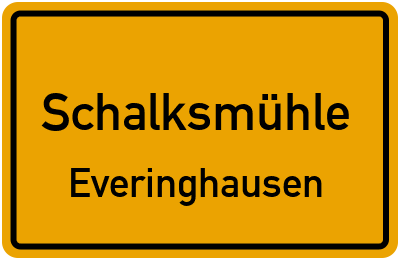 Straßenverzeichnis Schalksmühle Everinghausen