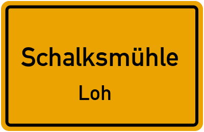 Straßenverzeichnis Schalksmühle Loh