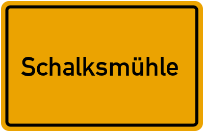 Ortsschild von Gemeinde Schalksmühle in Nordrhein-Westfalen