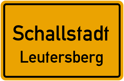 Straßenverzeichnis Schallstadt Leutersberg