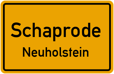 Straßenverzeichnis Schaprode Neuholstein