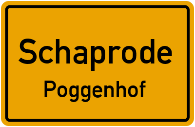 Straßenverzeichnis Schaprode Poggenhof