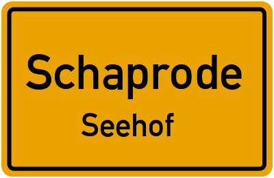 Straßenverzeichnis Schaprode Seehof