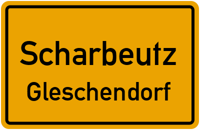 Ortsschild Scharbeutz Gleschendorf