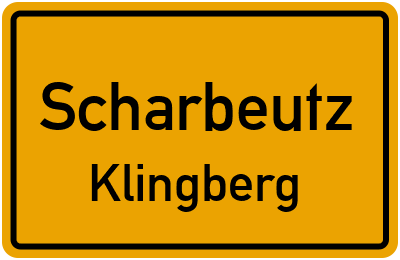 Ortsschild Scharbeutz Klingberg