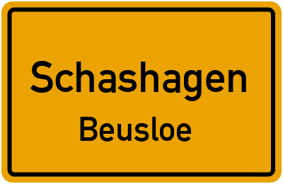 Straßenverzeichnis Schashagen Beusloe