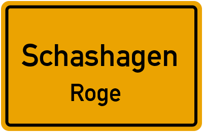 Straßenverzeichnis Schashagen Roge