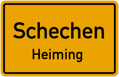 Straßenverzeichnis Schechen Heiming