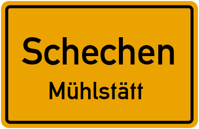 Straßenverzeichnis Schechen Mühlstätt
