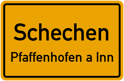 Straßenverzeichnis Schechen Pfaffenhofen a.Inn