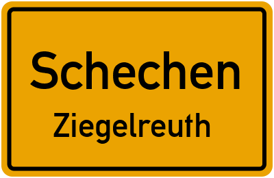 Straßenverzeichnis Schechen Ziegelreuth