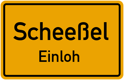 Straßenverzeichnis Scheeßel Einloh