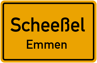 Straßenverzeichnis Scheeßel Emmen