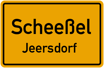 Straßenverzeichnis Scheeßel Jeersdorf