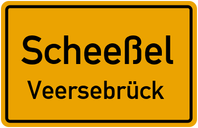 Ortsschild Scheeßel Veersebrück