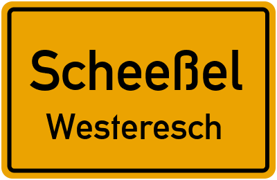 Straßenverzeichnis Scheeßel Westeresch