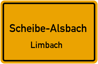 Straßenverzeichnis Scheibe-Alsbach Limbach