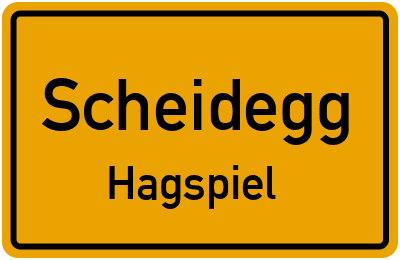 Straßenverzeichnis Scheidegg Hagspiel