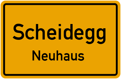 Straßenverzeichnis Scheidegg Neuhaus