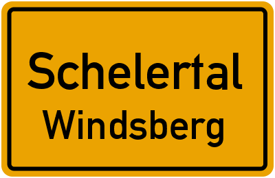 Straßenverzeichnis Schelertal Windsberg