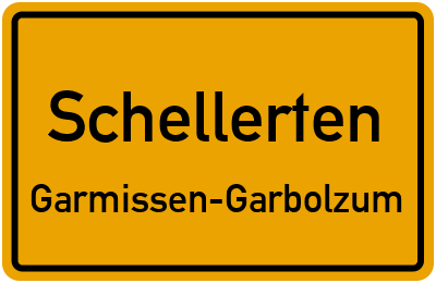 Straßenverzeichnis Schellerten Garmissen-Garbolzum