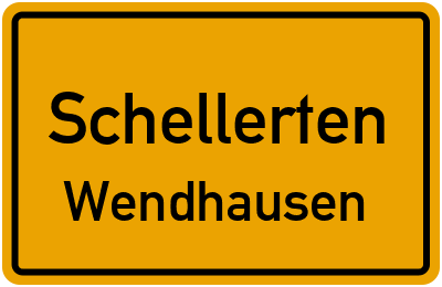 Ortsschild Schellerten Wendhausen