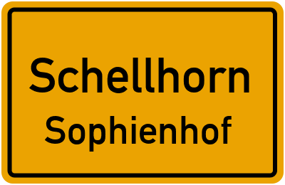 Straßenverzeichnis Schellhorn Sophienhof