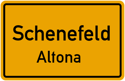 Straßenverzeichnis Schenefeld Altona