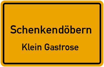 Straßenverzeichnis Schenkendöbern Klein Gastrose