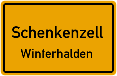 Straßenverzeichnis Schenkenzell Winterhalden