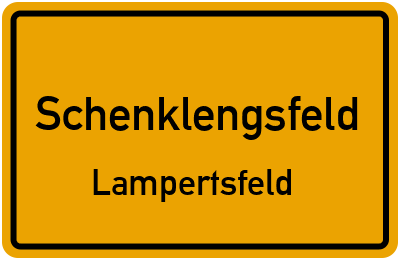 Straßenverzeichnis Schenklengsfeld Lampertsfeld